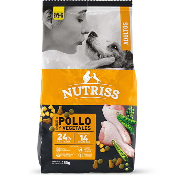 Nutriss - Pollo y Vegetales Perros Adultos