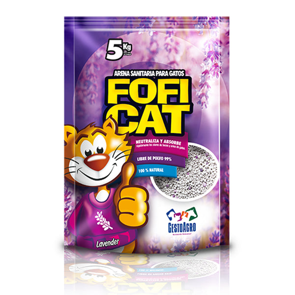 Foficat - Arena Con Aroma Lavanda