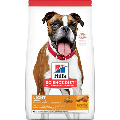 Hills - Science Diet Light Adult 1-6 Dog