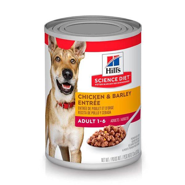 Hills - Science Diet Adult Chicken & Barley Entrée Lata Dog