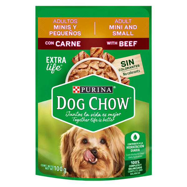 Dog Chow - Adultos Minis Y Pequeños Con Carne