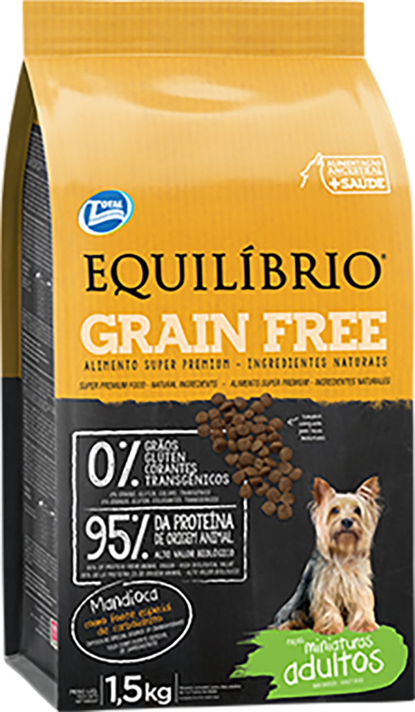 Equilibrio - Grain Free Razas Miniatura Adulto