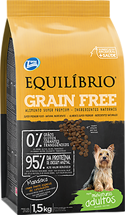 Equilibrio - Grain Free Razas Miniatura Adulto