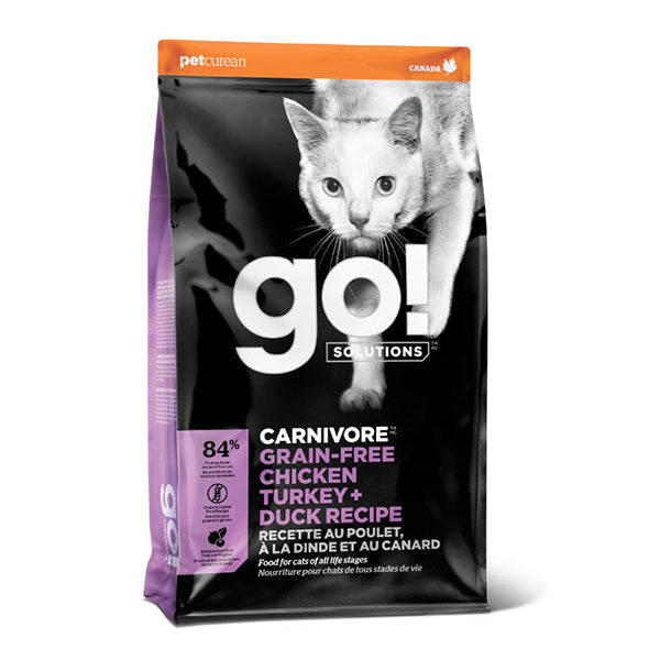 Go! - Carnivore Grain-Free Chicken Turkey+Duck Cat