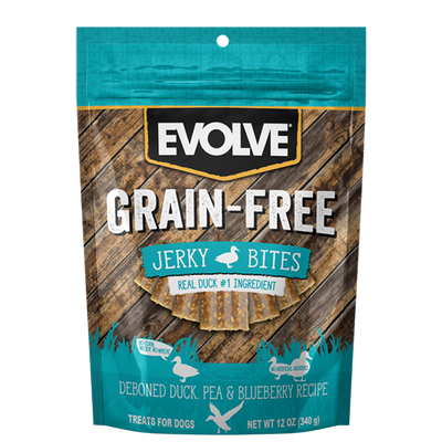 Evolve Dog Snack Grain Free Jerky Duck - Pato