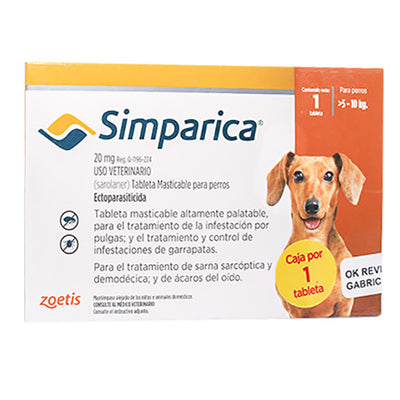 Simparica - Antipulgas y Garrapatas