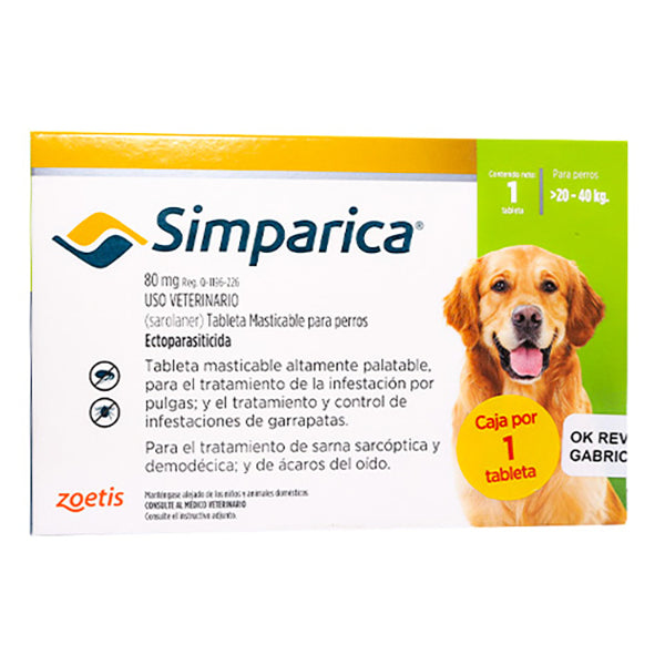 Simparica - Antipulgas y Garrapatas